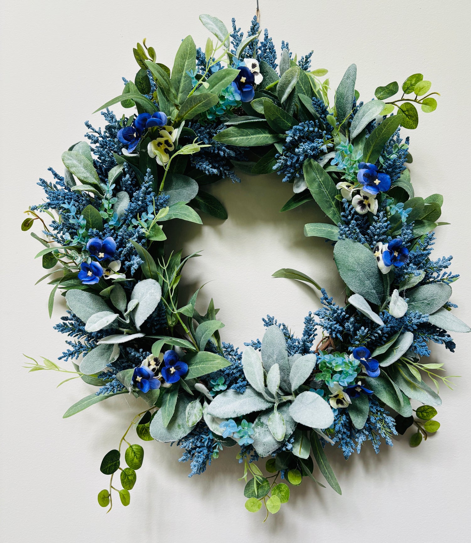 Blue Violet Wreath