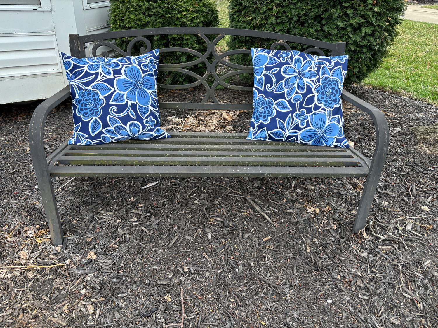 Blue Brilliance Outdoor Pillow Cover